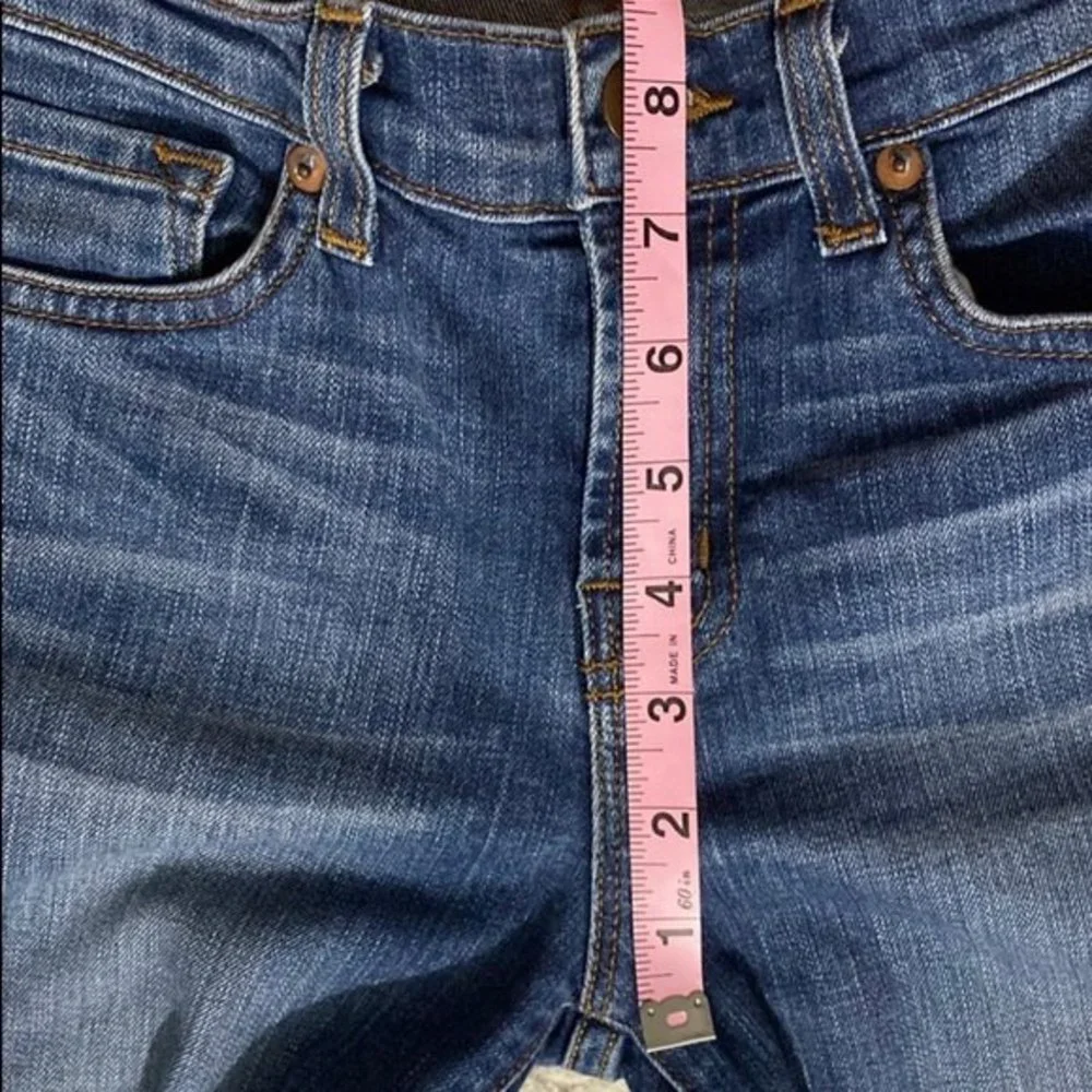 J BRAND Jeans Antigua Cropped Jeans Size 26 Zipper Back Summer Y2K Capri